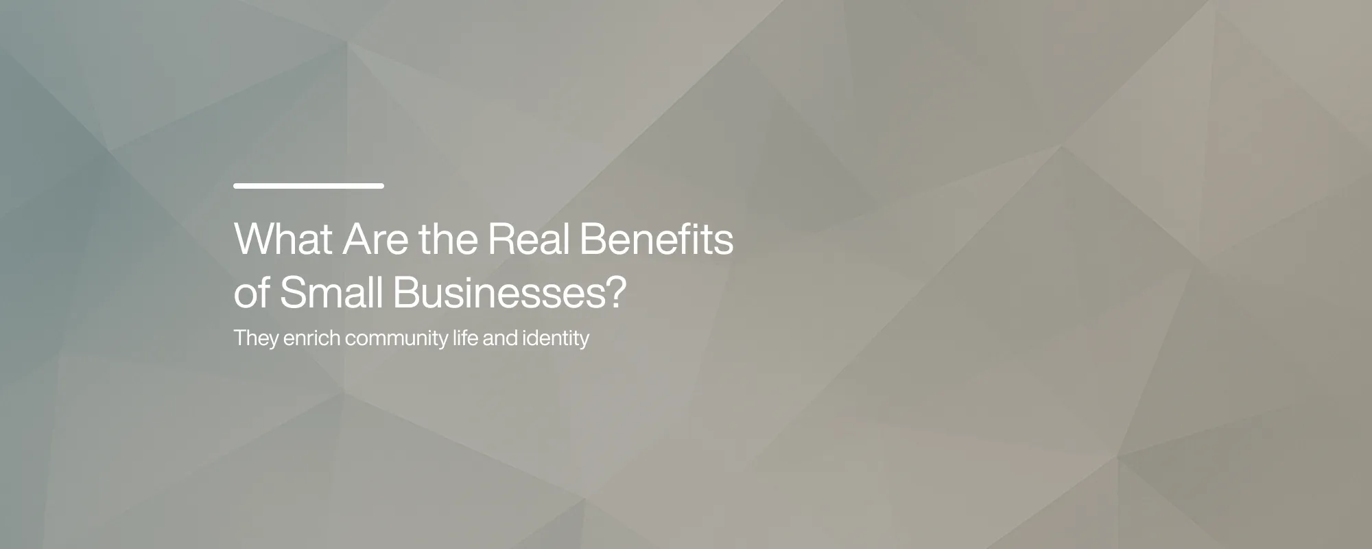 Cover image for What Are the Real Benefits of Small Businesses?