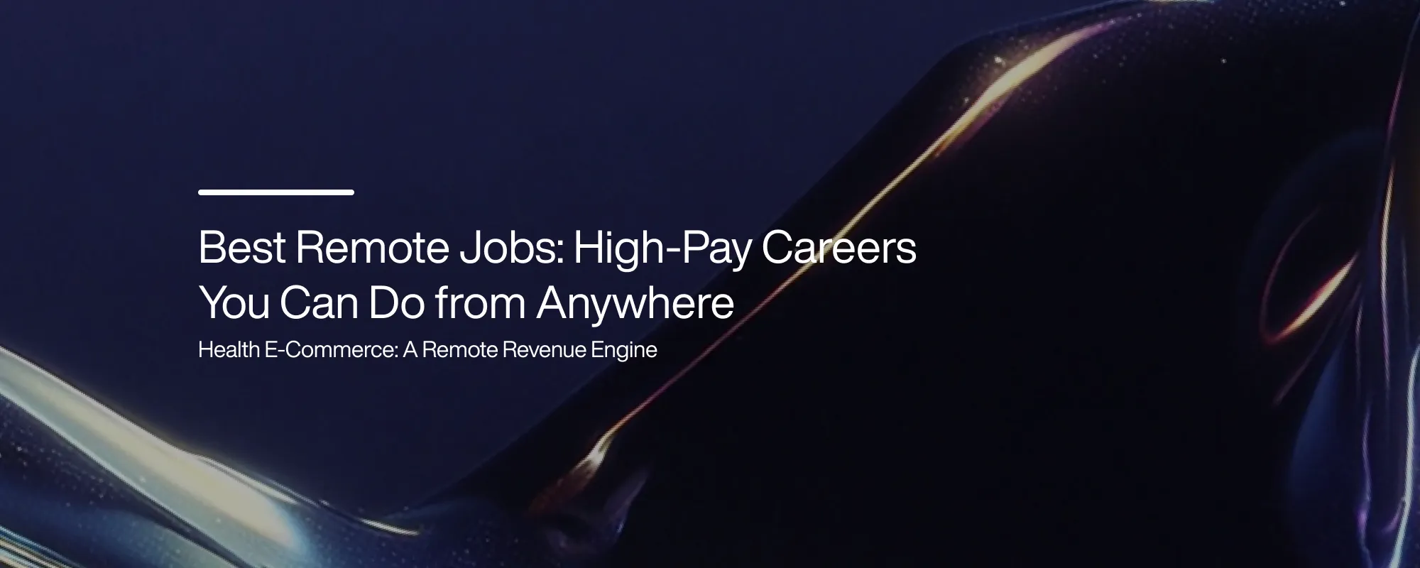 Cover image for Best Remote Jobs: High-Pay Careers You Can Do from Anywhere