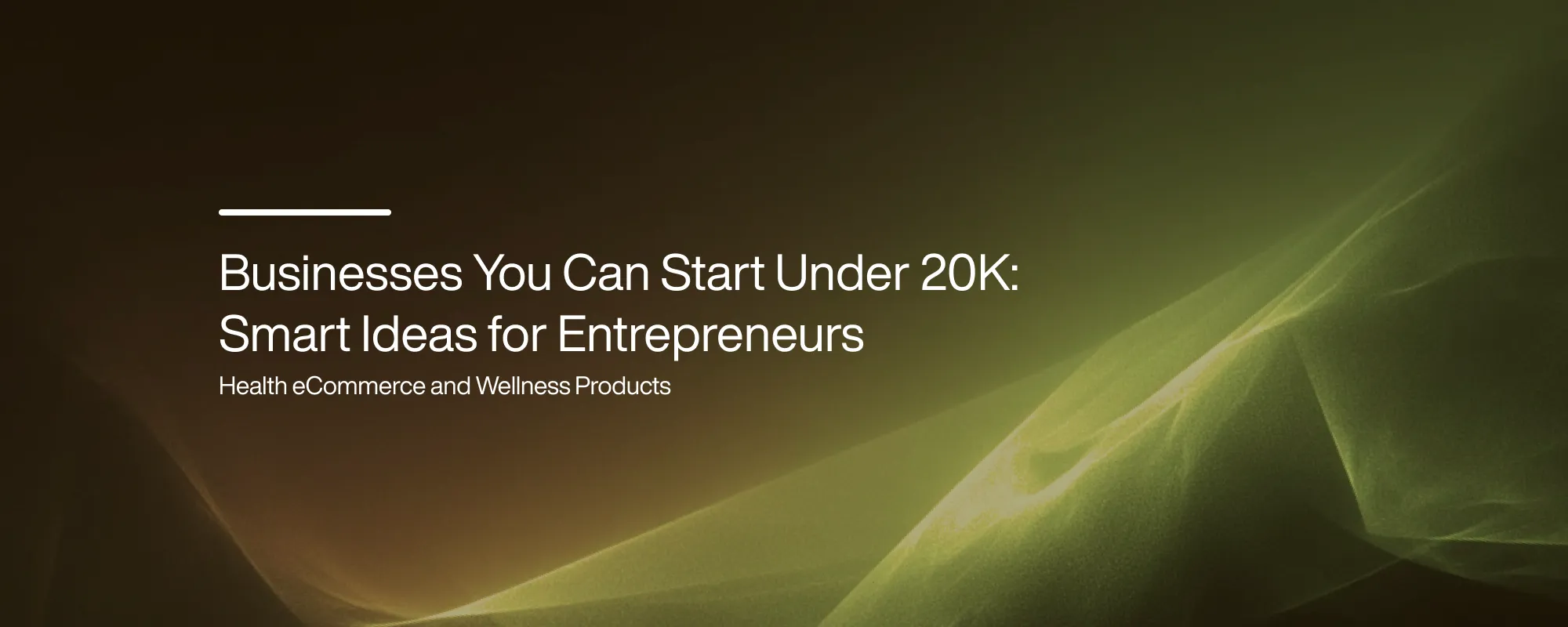 Cover image for Businesses You Can Start Under 20K: Smart Ideas for Entrepreneurs