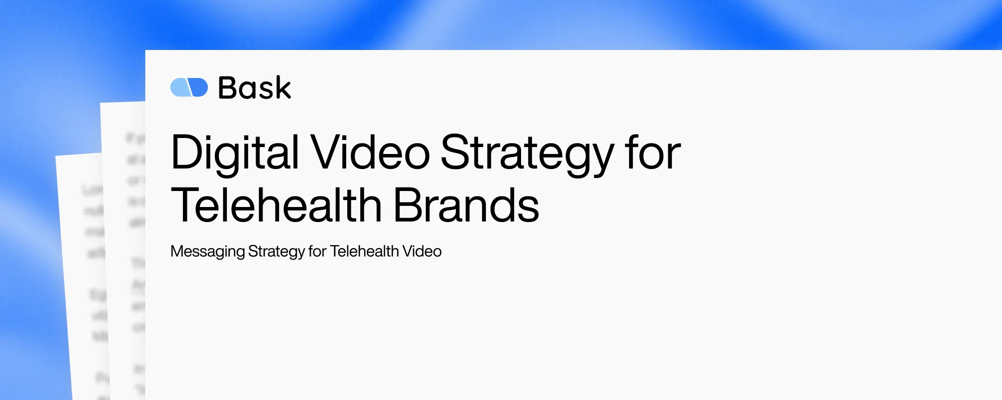 Cover image for Digital Video Strategy for Telehealth Brands