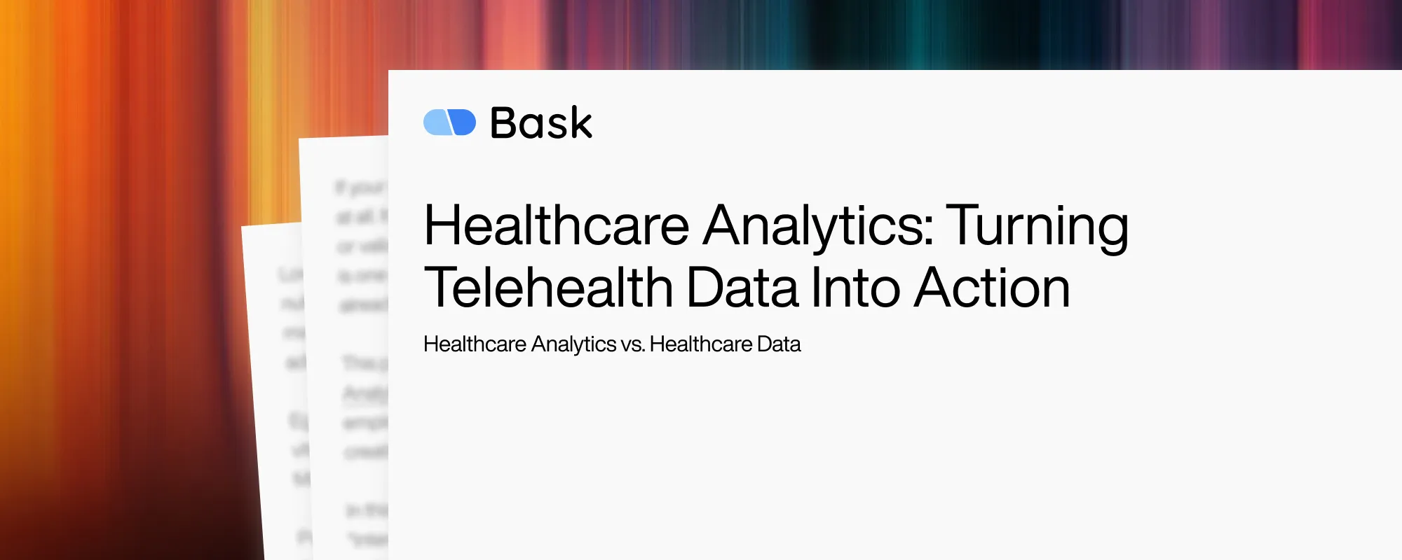 Cover image for Healthcare Analytics: Turning Telehealth Data Into Action