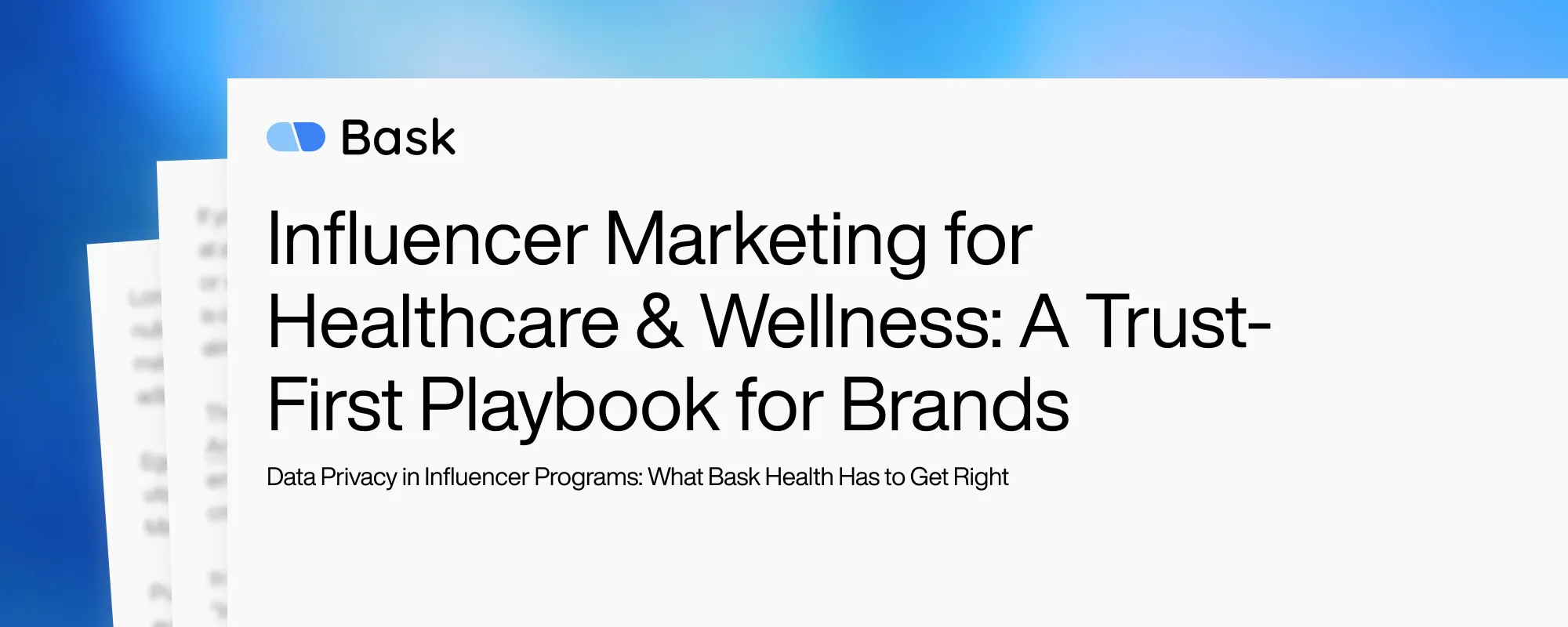 Cover image for Influencer Marketing for Healthcare & Wellness: A Trust-First Playbook for Brands