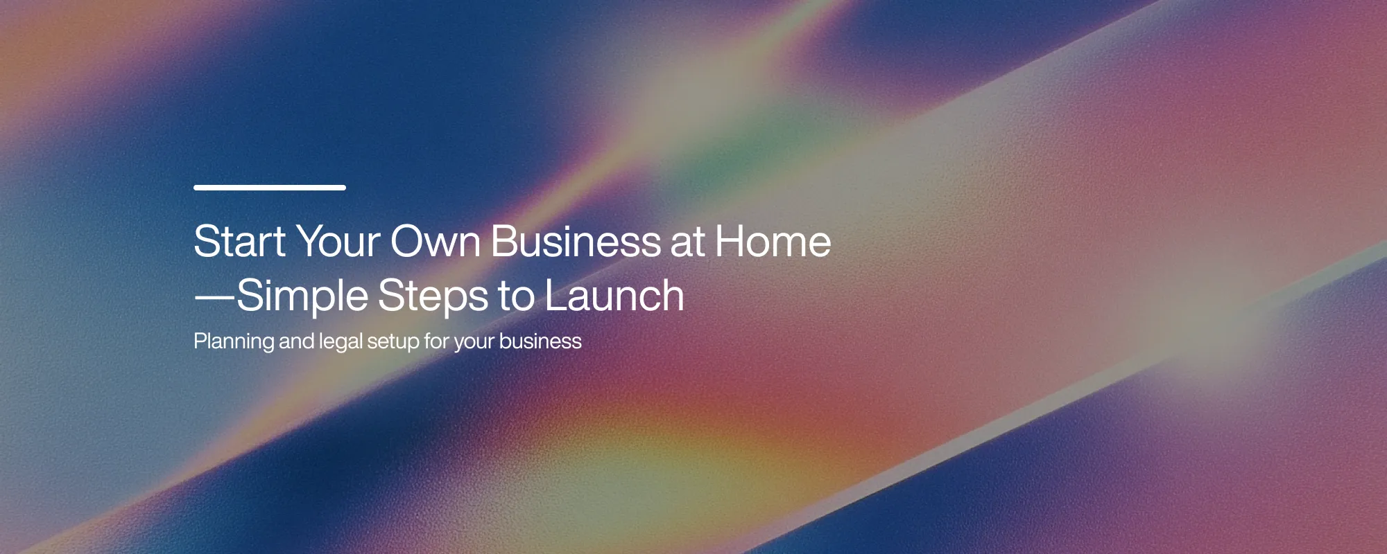 Cover image for Start Your Own Business at Home—Simple Steps to Launch