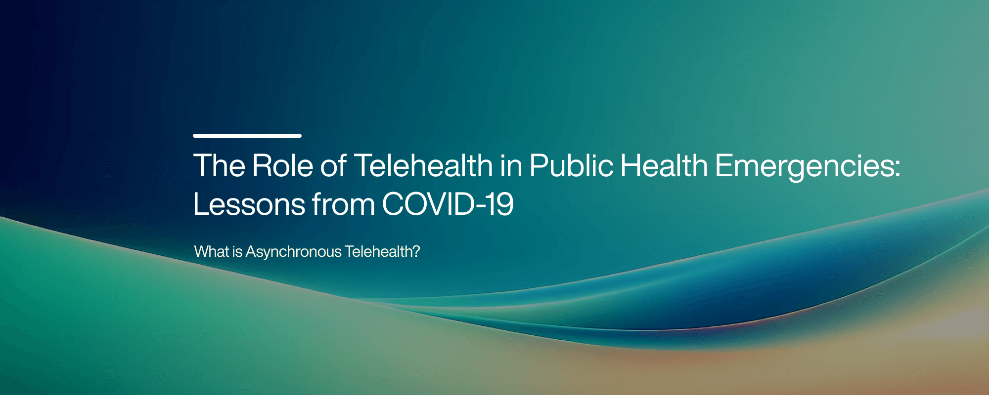 Cover image for Telehealth During COVID-19: What Public Health Learned