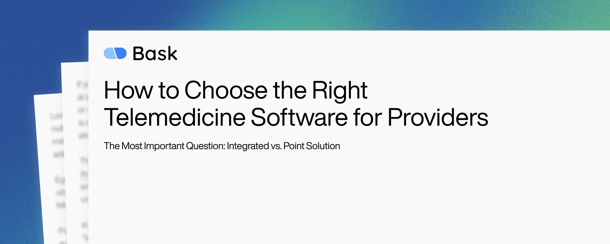 Cover image for How to Choose the Right Telemedicine Software for Providers