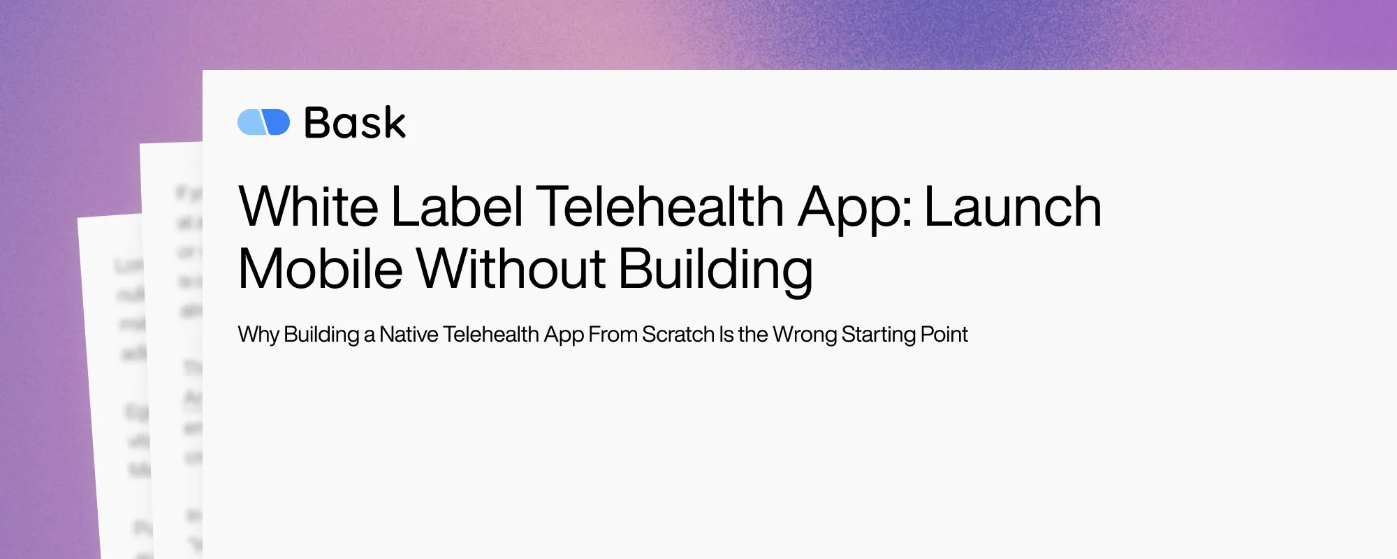 Cover image for White Label Telehealth App: Launch Mobile Without Building
