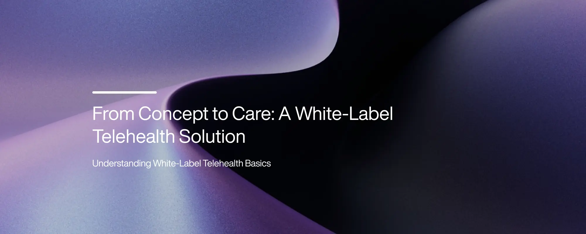 Cover image for From Concept to Care: A White-Label Telehealth Solution